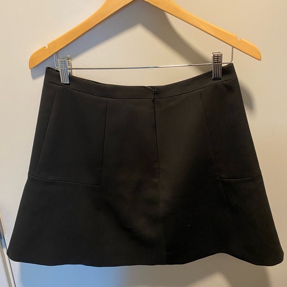 NWOT J. Crew Black A-Line Skirt - Size 10 - Picture 2 of 3